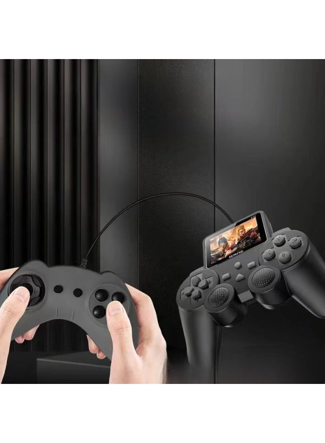 L10 S10 Handle Handheld Game Machine Retro Nostalgic Mini Arcade 520 Game Machine-Product Color:Black-Model:S10 Double