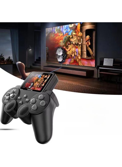 L10 S10 Handle Handheld Game Machine Retro Nostalgic Mini Arcade 520 Game Machine-Product Color:Black-Model:S10 Double