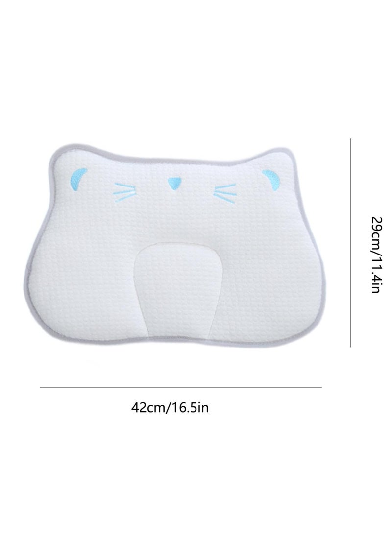 Comfortable Toddler Sleeping Pillows for Flat Head Support, Breathable Plush Baby Travel Pillows for Healthy Head Shape - Image 5