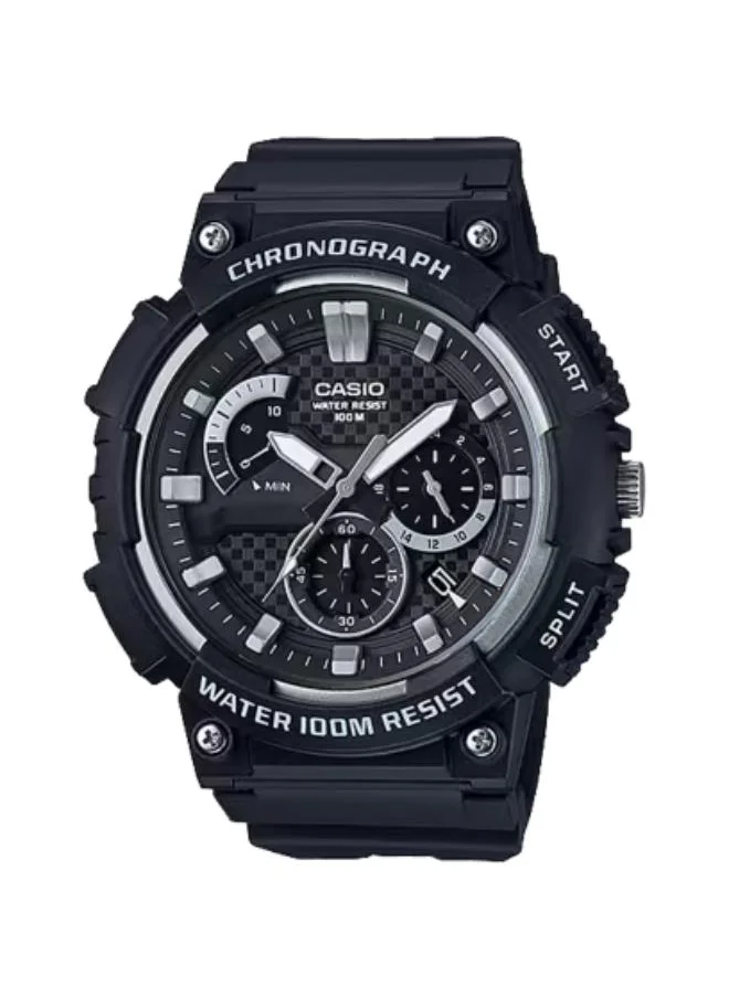 CASIO Men's Analog Display Watch With Black Resin Strap - MCW-200H-1A