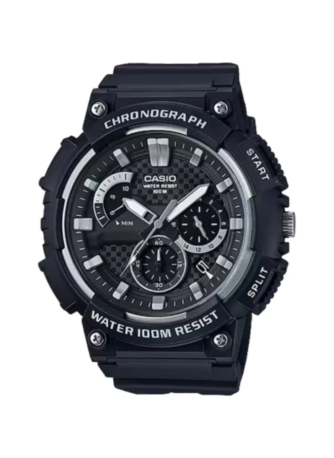 كاسيو Men's Resin Analog Watch MCW-200H-1A - 53.5 mm