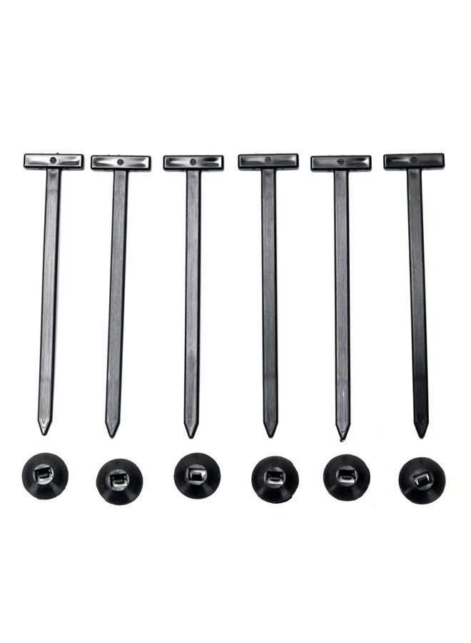 Automotive Nylon Cable Tie Buckle - 100 Piece - Self-Locking Zip Ties Buckles with Mounting Clips, Black Fasteners for Secure Car Bumper Fender Liner Repair, Wire Bundling u0026 Cable Management - Image 3