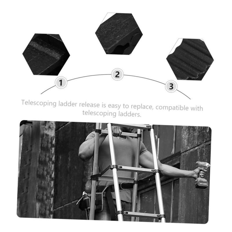 10Pcs Telescopic Ladder Replacement Switch Buttons Durable Lightweight Easy to Install for Ladder Maintenance - Image 5