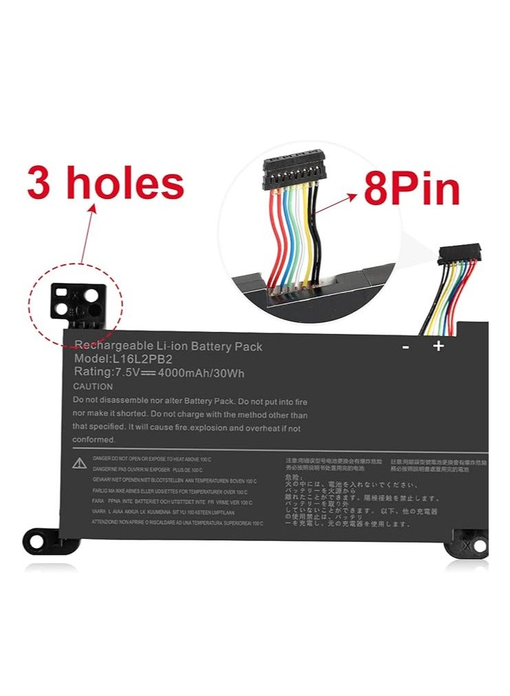 Terabyte Compatible L16L2PB2 Laptop Battery for Lenovo IdeaPad L16C2PB2 L16C2PB1 L16L2PB2 L16L2PB1 320-15ISK 320-15IAP 320-15IKB 320-15AST 320-15IAP 320-15IAP 320 0-14ISK 320-17IKB - Image 2