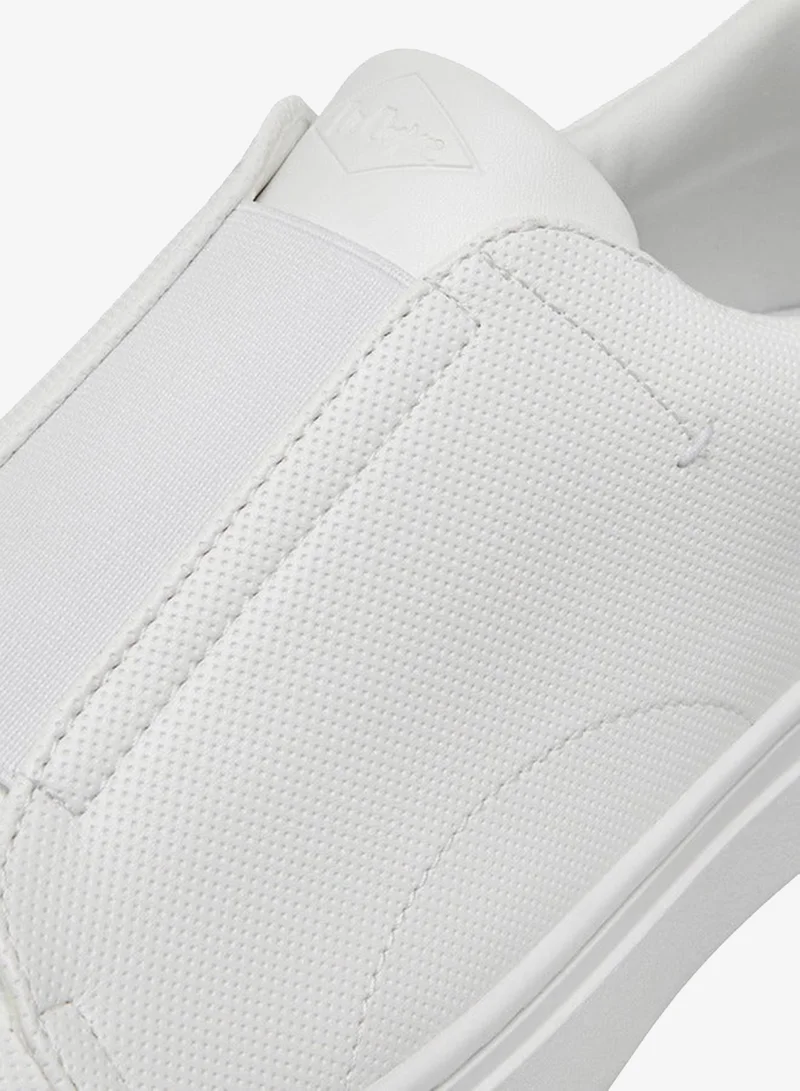 لي كوبر أحذية رجالية سادة سهلة الارتداء مع حلقات سحب