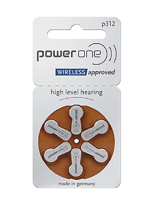 Powerone 1.45V Hearing Aid Batteries - Pack Of 60 Pieces
