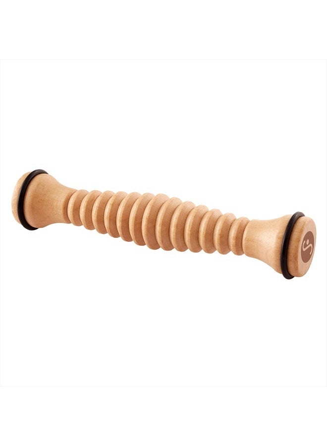 Body Back Wooden Foot Roller, Foot Massager for Plantar Fasciitis, Stress Relief, Relaxation - Image 1