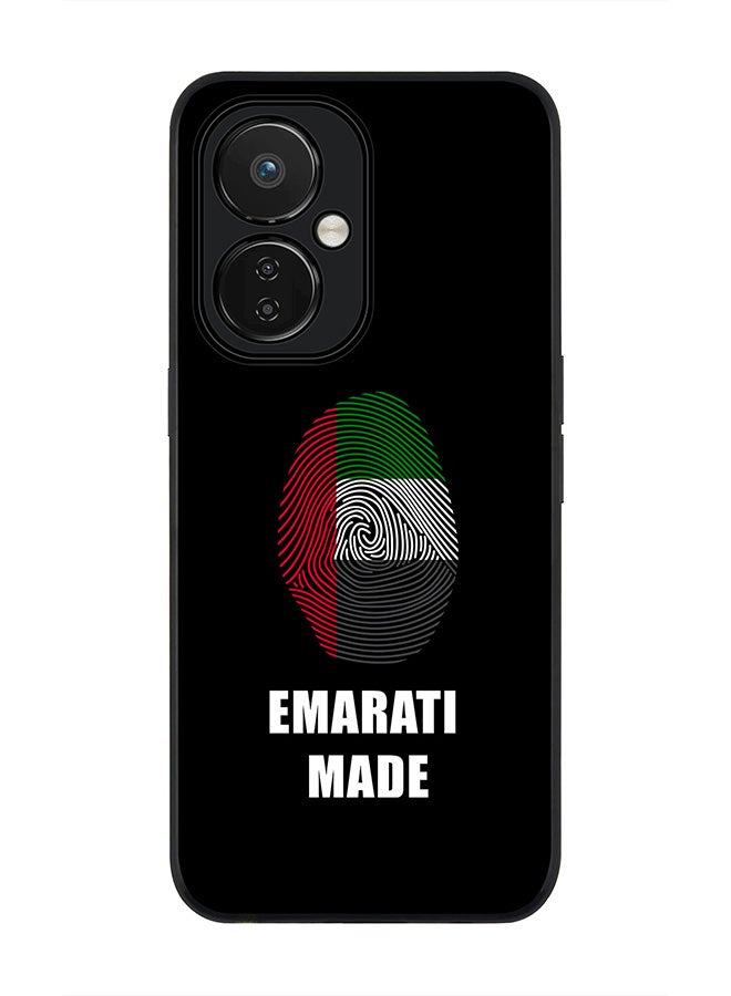 Stylizedd Rugged Black edge case for Nord CE 3 Lite Slim fit Soft Case Flexible Rubber Edges Anti Drop TPU Gel Thin Cover - Emarati Made - Image 1