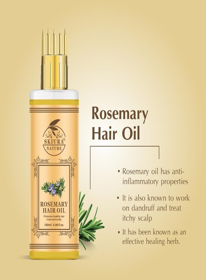 Skiura Nature Rosemary Hair Oil for Hair Growth & Hair Fall Control (100 ML) - Image 2