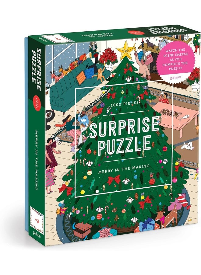 Galison Merry In the Making 1000 Piece Surprise Puzzle  - Image 3