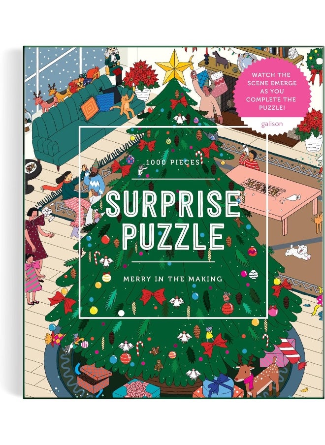 Galison Merry In the Making 1000 Piece Surprise Puzzle  - Image 5