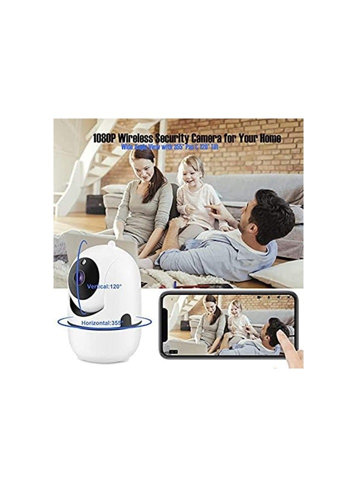 كاميرا لاسلكية HD 2 ميجابكسل WiFi – رؤية ليلية، صوت ثنائي الاتجاه لمراقبة واضحة - Image 2