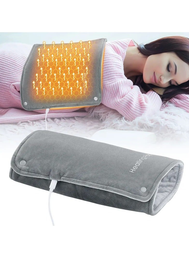 Electric Heating Pad for Pain Relief of Back,Neck Shoulder,Multifunctional Thermal Electric Blanket,USB Charger Constant Temperature Portable Graphene Heated Hand Knee Warmer,CrampsPain Relief - Image 1