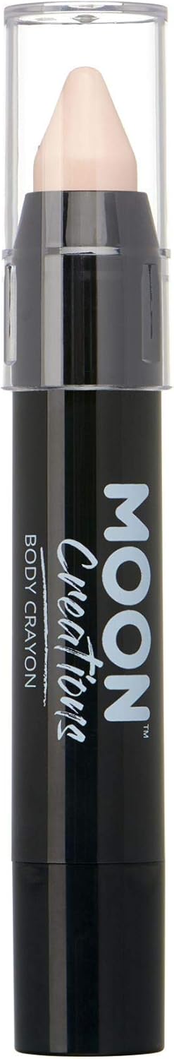 Moon Creations Face Paint Stick / Body Crayon makeup for the Face & Body by Moon Creations - 0.12oz - Pale Skin