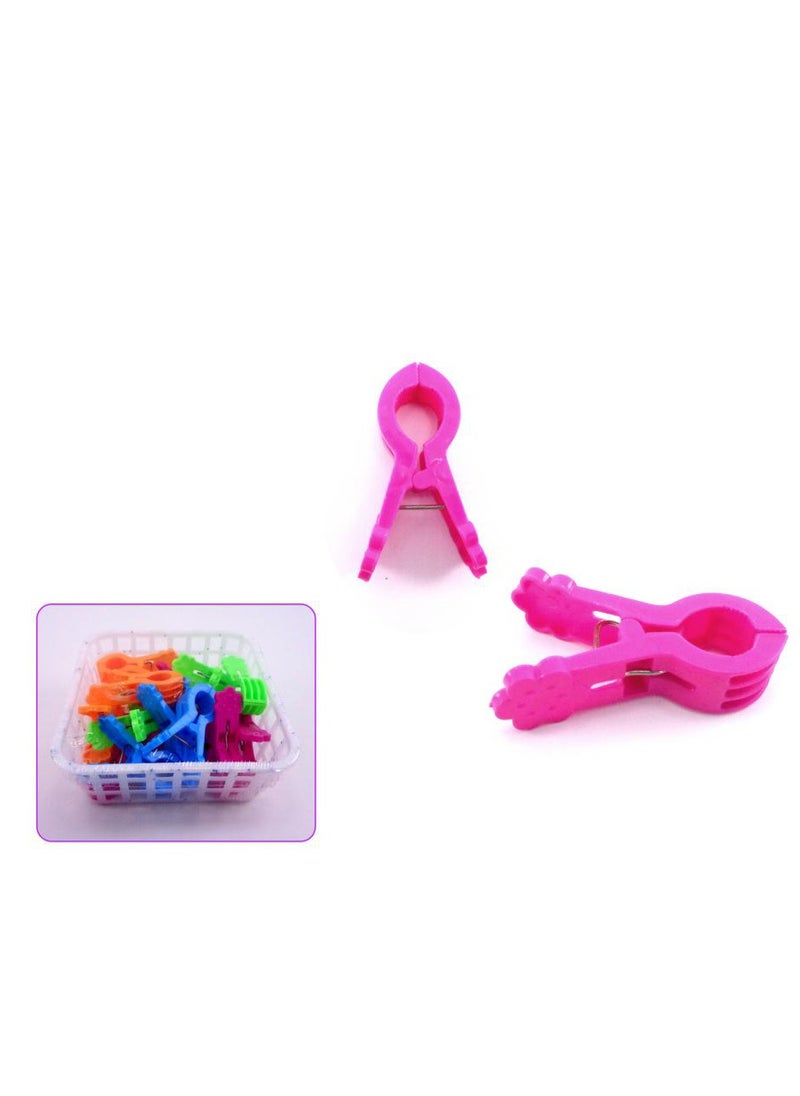 AL QADAH - Plastic Clips Set of 14 Organize with Vibrant Efficiency in Mix Colors - Image 1