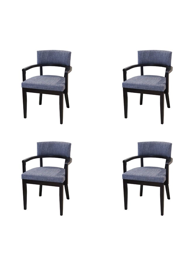 JILPHAR FURNITURE Jilphar Premium Design Solid Wooden Chair 1317A set of 4pcs 