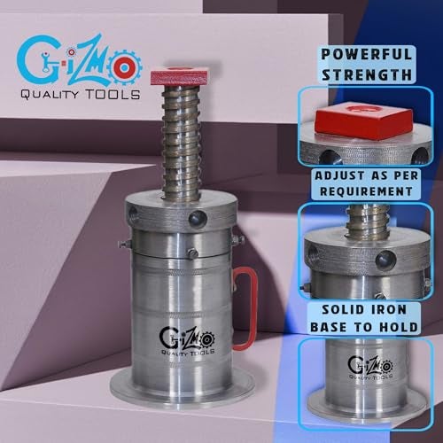 Gizmo Mechanical Jack, 10 Ton Steel Jack, Jack Stands Double Lift, Jack Stands for Multi Vehicles Made of CNC Machines - Image 4