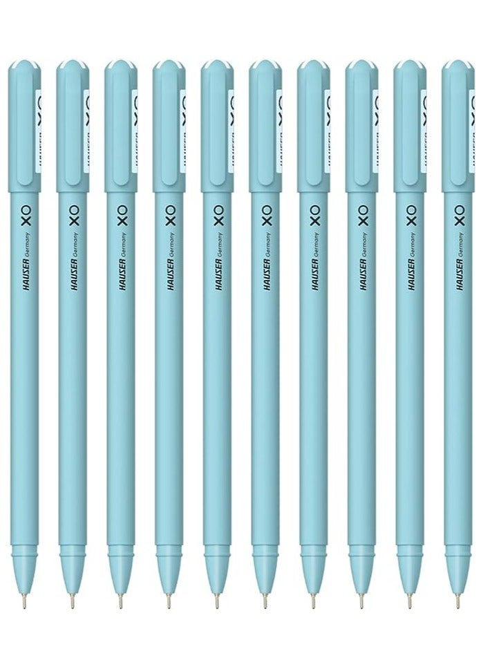 Hauser XO Ball Pen Blue (Pack of 10 Pens)