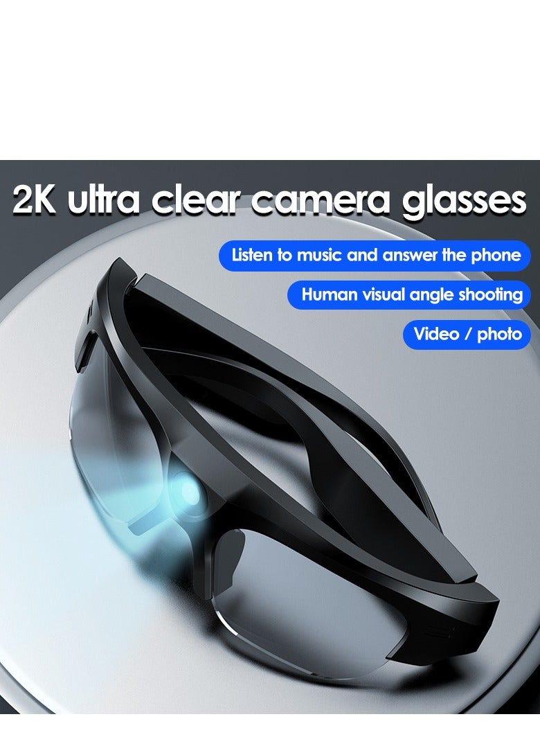 GULFLINK XV-16 Blue-light-Proof Wireless DV Sports Talk Listening To Music Riding Shooting With Camera Bluetooth Audio Smart Glasses - Image 5