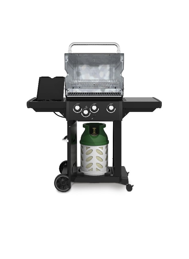 Broil King Royal 340 Shadow Stainless Steel Gas Grill Black and Silver 56.8 x 101.8 x 60.8 cm 824263SDW - Image 3