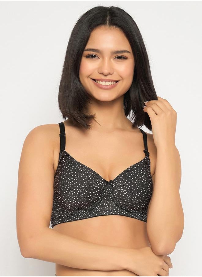 Clovia Multicolor Pack of 3 Padded Non-Wired Full Coverage Printed Bras