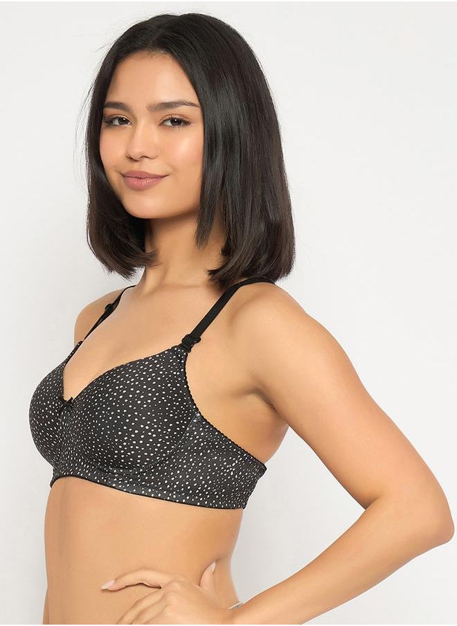 Clovia Multicolor Pack of 3 Padded Non-Wired Full Coverage Printed Bras