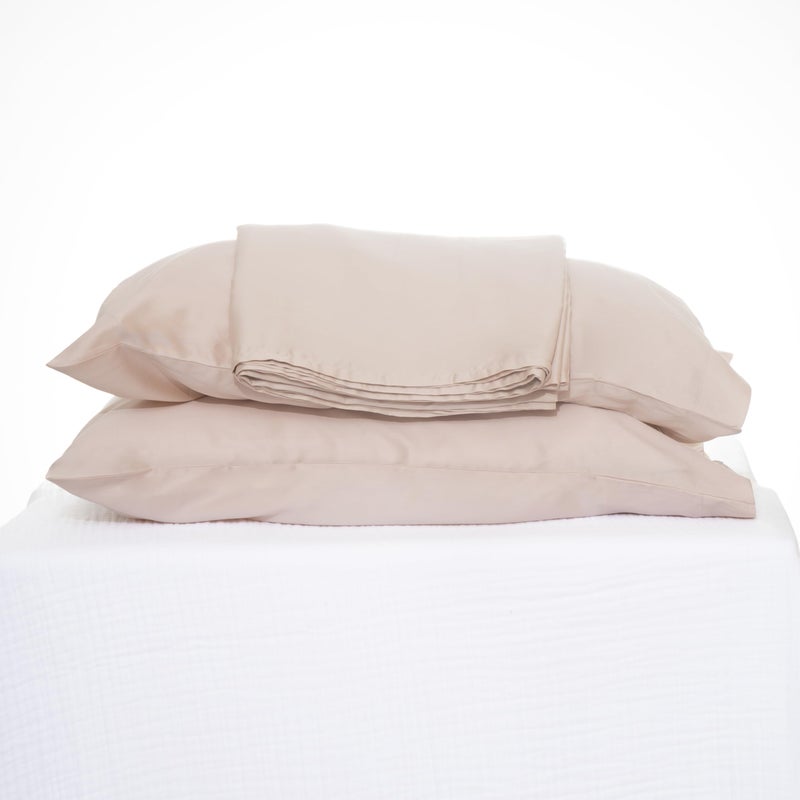 Oyvu Luxury Duvet Cover | 300 TC | 100% Tencel™| Oat Milk Color | Premium Solid Design for Bedroom | Lightweight Duvet Cover for Duvet | Size- 92” x 102” inch - Image 5