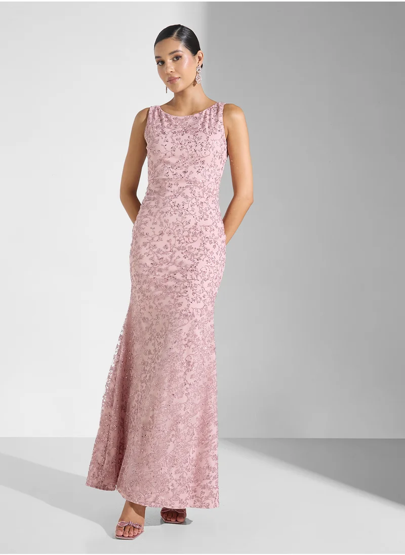 Namshi x Shimmer Bodycon  Dress
