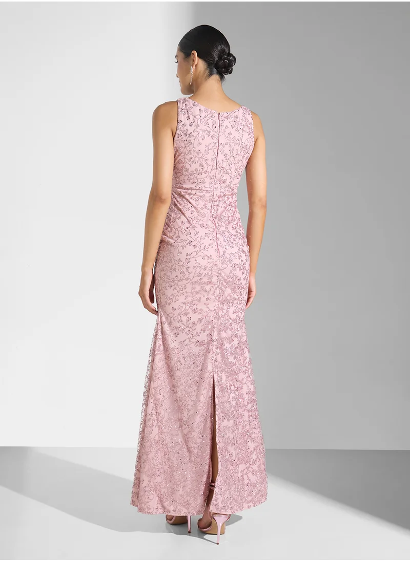 Namshi x Shimmer Bodycon  Dress