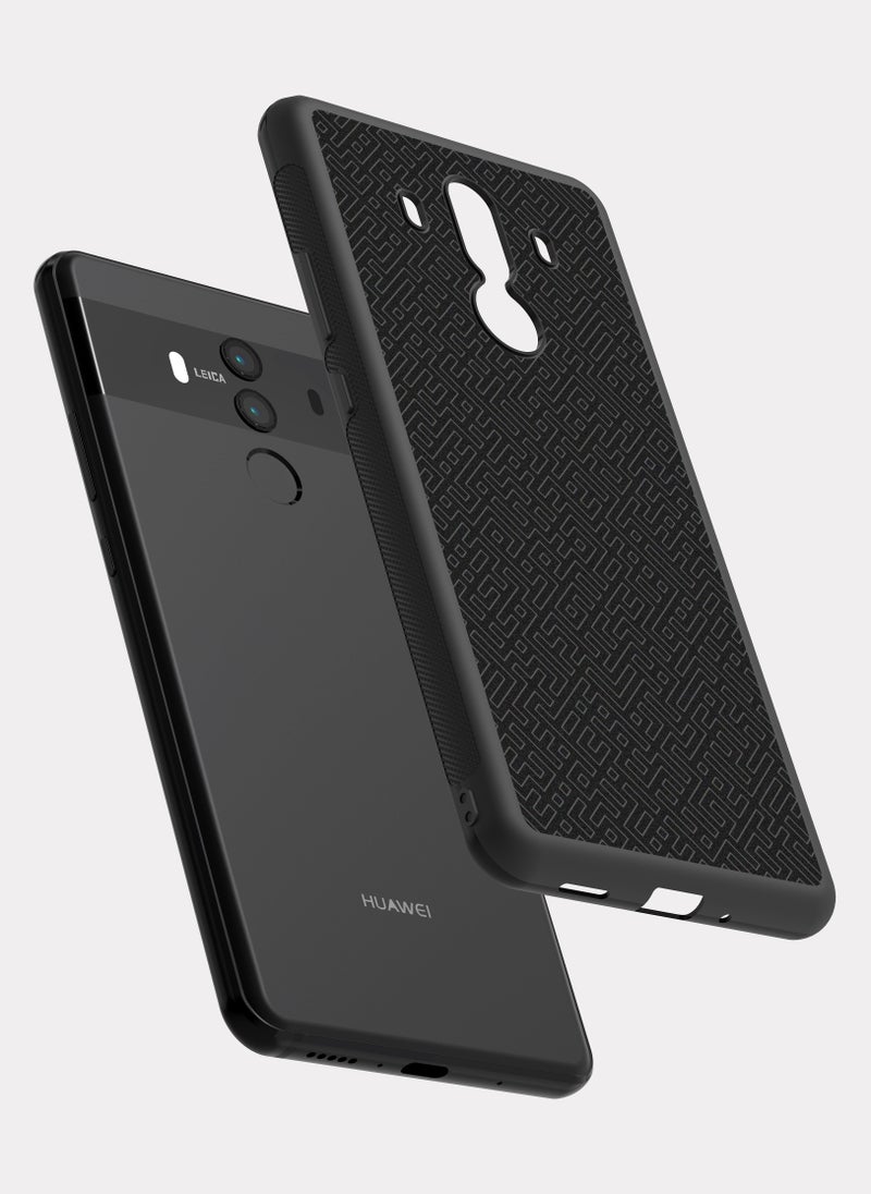 بكسلات كفر هواوي ميت 10 برو نمط اسود اسود - Image 2