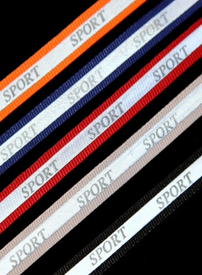 Aklima Webbing Shoulder Straps Tape,10 mm Sports Letter Printed Reflective Woven Tape Fabric Bag Strap Accessory - 50 Meter 1 Roll | Garment, Bag & DIY Project Use (YELLWO) - Image 4