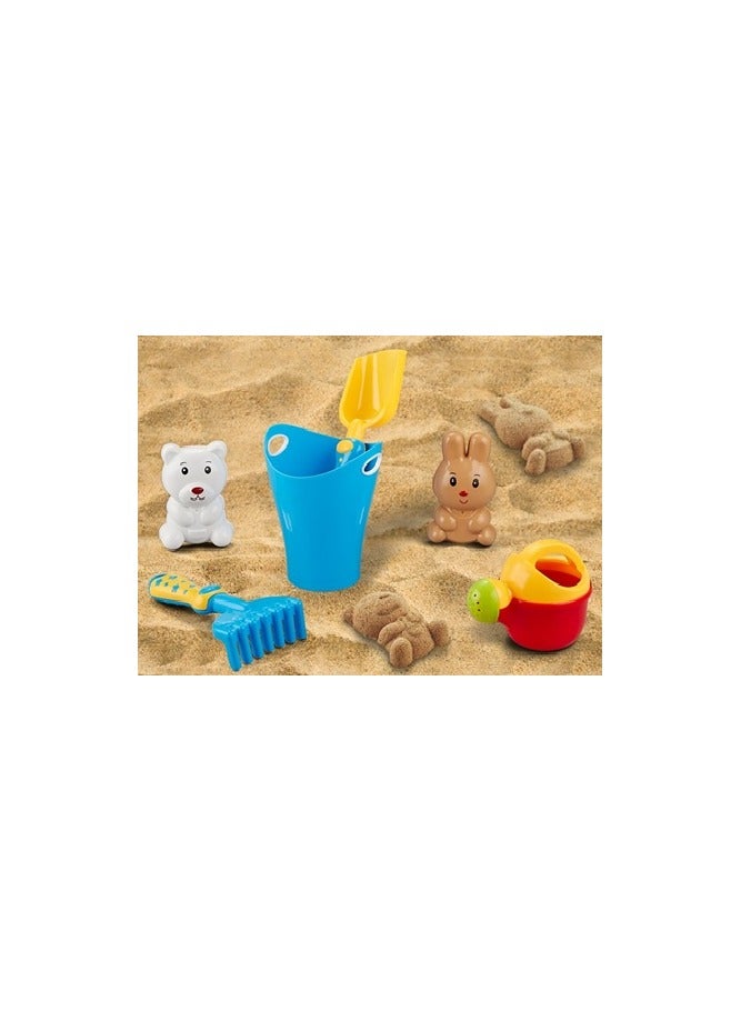 Toddler Beach Set 6 Pcs - Beach Toys, Sand Toys