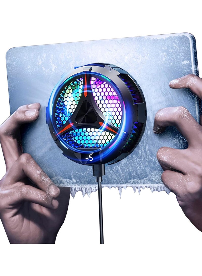 MUNTAQI SL-06 PUBG Mobile Gaming Cooling Fan for iPad & Tablet – Ultra-Quiet Portable Radiator with Strong Heat Dissipation, USB Rechargeable Clip-On Cooler for Gaming, Live Streaming, YouTube, TikTok - Image 1