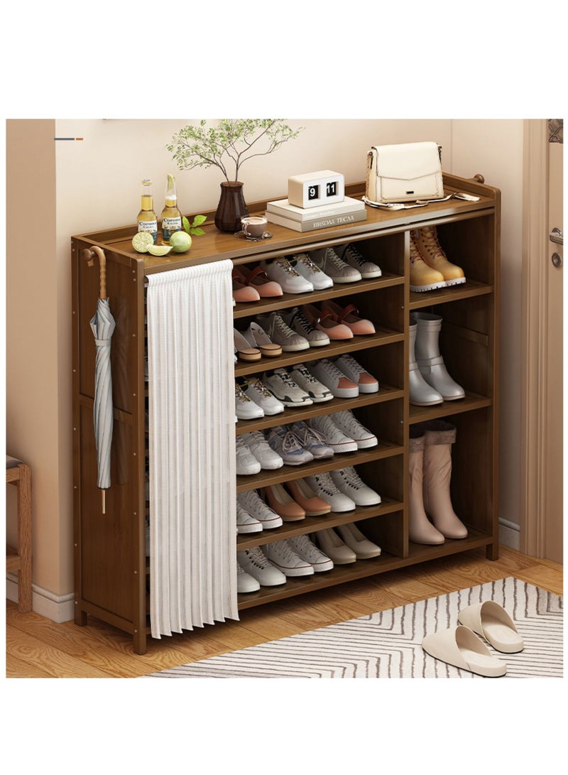 Arabest 7-Tier Shoe Cabinet , Freestanding Shoe Cabinet Organizer, Shoes Storage Cabinet for Entryway, Narrow Shoe Rack Cabinet - Image 1