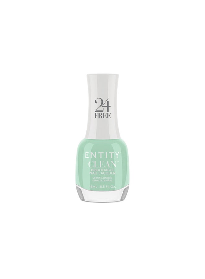 Entity Clean Breathable Nail Lacquer - Clean Green 15ml - Image 1