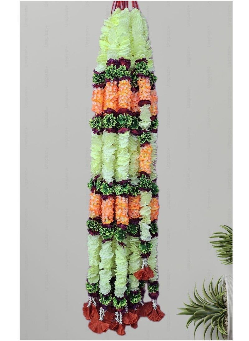 Shreeji - Pack of 5 Decorative swag | 5 feet long | for door and wall decor - Image 1
