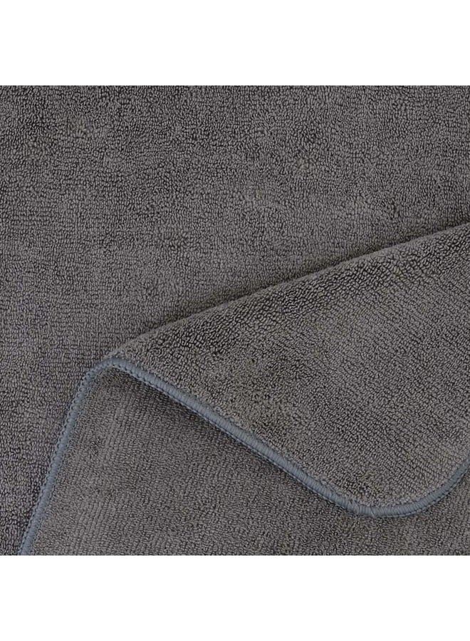 Polyte Professional Quick Dry Lint Free Microfiber Hair Drying Salon Towel, 20 x 40 in, 2 Pack (Dark Gray) - Image 4