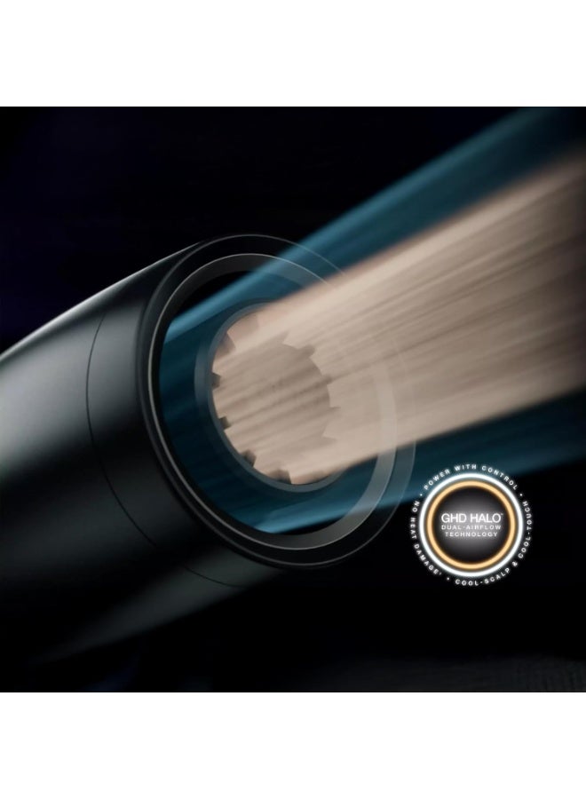 ghd Speed Ionic Hair Dryer – Ultra-Fast Professional Ionic Blow Dryer with ghd halo Dual-Airflow Technology | No Heat Damage | Cool-Scalp Technology | Salon-Quality Shine (Black) - Image 2