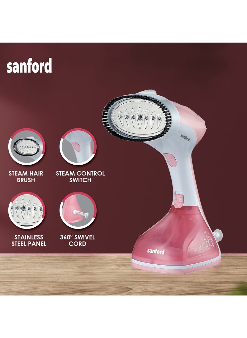 SF2904GS Handheld Portable Garment Steamer Iron 1640W, Fast Heat Up, Kills Bacteria, Suitable For All Fabrics, 220ml Water Capacity, Pink - pzsku/ZB5B1D0E361354B848D8EZ/45/_/1732600435/04ff21e0-e06c-4026-bda6-279cb9edcb56