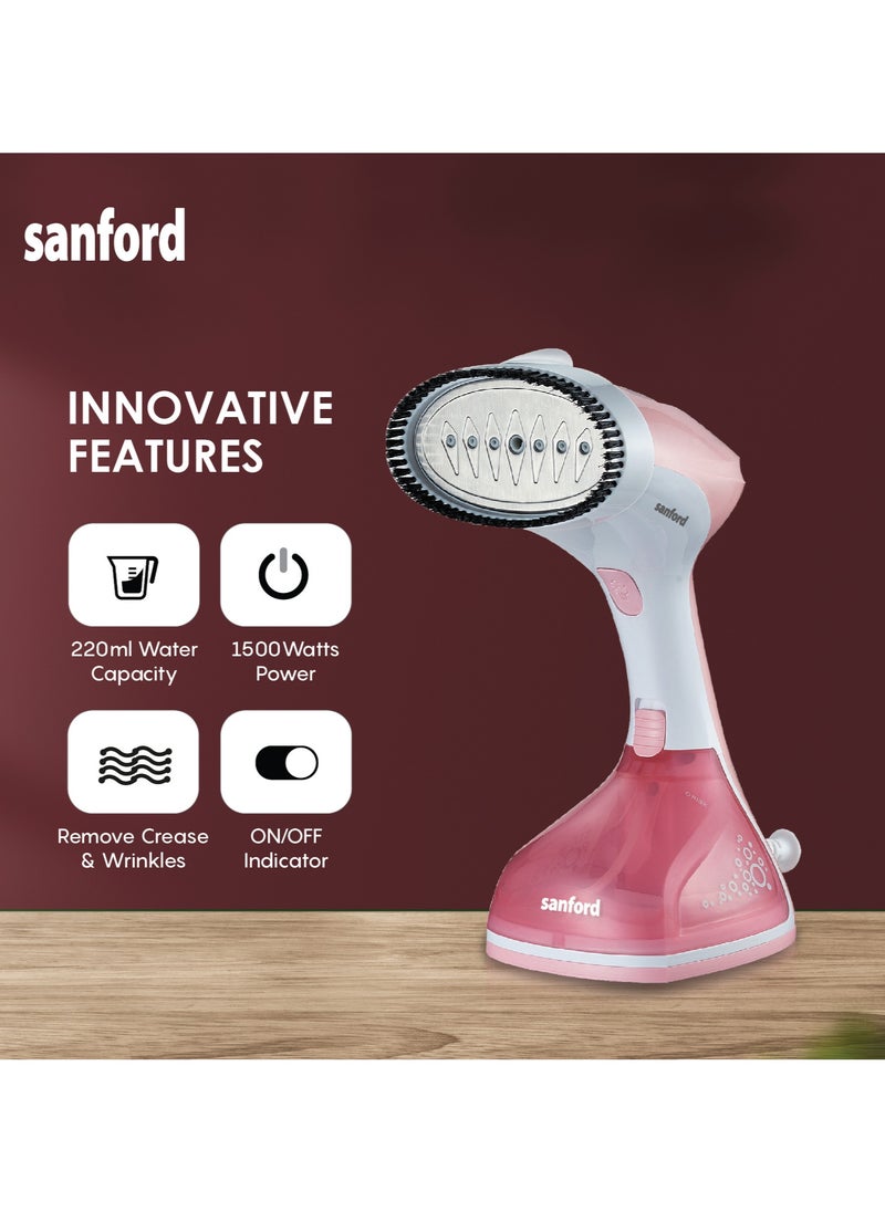 SF2904GS Handheld Portable Garment Steamer Iron 1640W, Fast Heat Up, Kills Bacteria, Suitable For All Fabrics, 220ml Water Capacity, Pink - pzsku/ZB5B1D0E361354B848D8EZ/45/_/1732600437/da25bf97-aa4a-4d53-8fd0-db108eacbc68