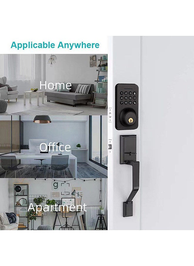 WAFU - WAFU Smart Door Lock 4 Unlocked Ways tuya BT Connection APP Unlock Password Unlocking for Homes Apartments - Image 1