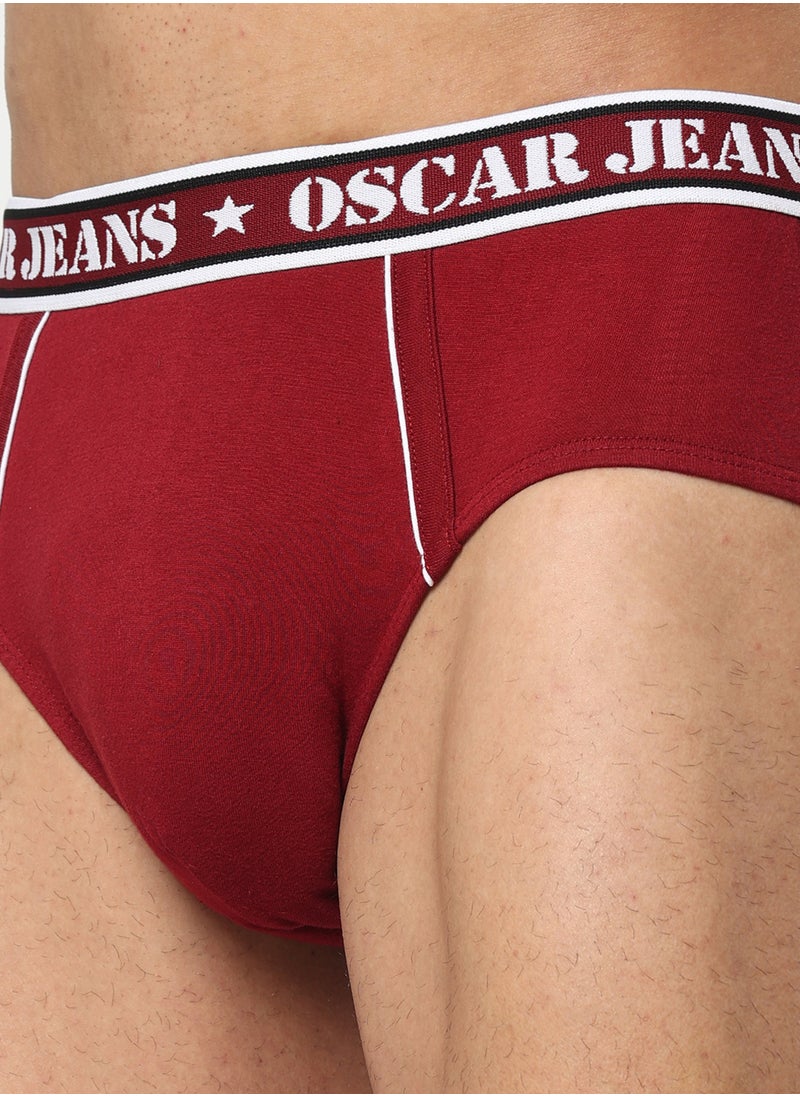 OSCAR JEANS - 100% Cotton Premium Mens Underwear Briefs Organic Soft Breathable Antibacterial Pack of 3 - Image 1