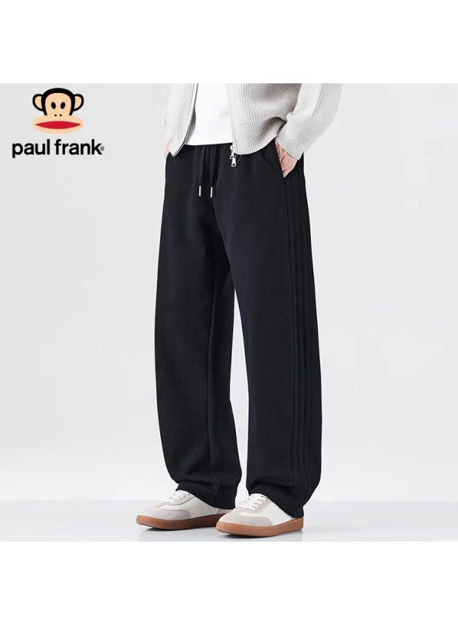 Paul Frank Men's Casual Winter Loose Drawstring Sports Sweatpants Black Size 30 - Image 1