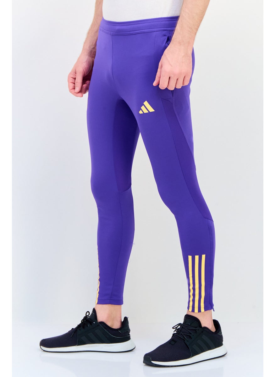 Men Sportswear Fit Drawstring Real Madrid Training Track Pants, Purple