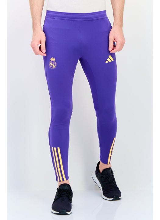 Men Sportswear Fit Drawstring Real Madrid Training Track Pants, Purple