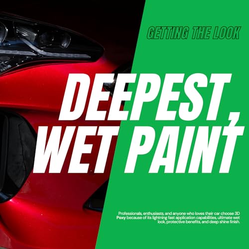 3D POXY Montan Wax Sealant – Long Lasting Hybrid Car Wax for High Gloss Finish & Paint Protection | Non-Staining Formula | Easy to Apply | Made in USA |8 oz - Image 4