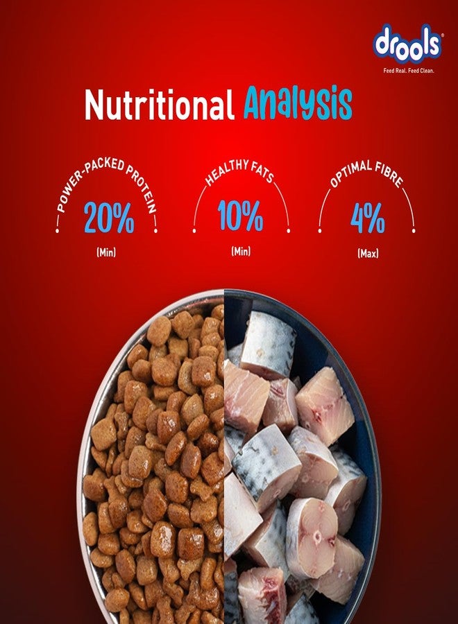 Drools Adult Dry Dog Food 1kg | Fish and Rice Flavour | Fish & Rice Formula | Gentle on Gut | Helps Maintain Strong Muscles and Vitality | Organic Chelated Minerals - Image 3