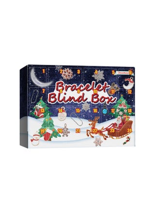 Dowmoo Advent Calendar DIY Bracelet Blind Box Countdown 24 Grid Calendar Surprise Bell Accessories Blind Box-Color:Calendar Bracelet Blind Box - pzsku/ZB5B251AD9FD3A1B6C7E4Z/45/1746003333/9616552c-7834-40fb-abe5-ef90f8d9e7d1