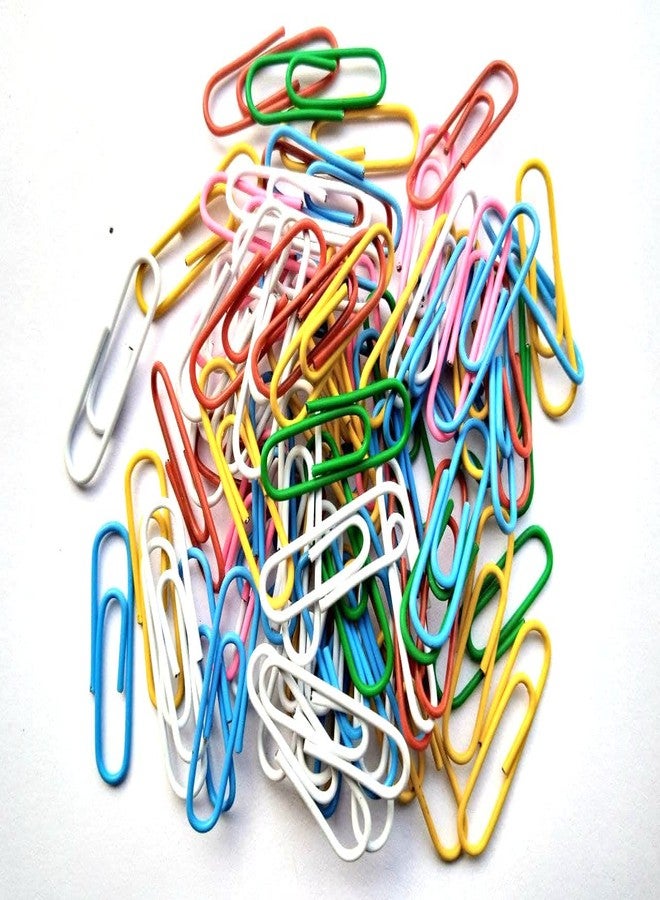 ARETOR Gem U Clip, Paper U Clip Color Steel for File Arrangement in Office & School Size 30 mm Pack of 100 - Image 1