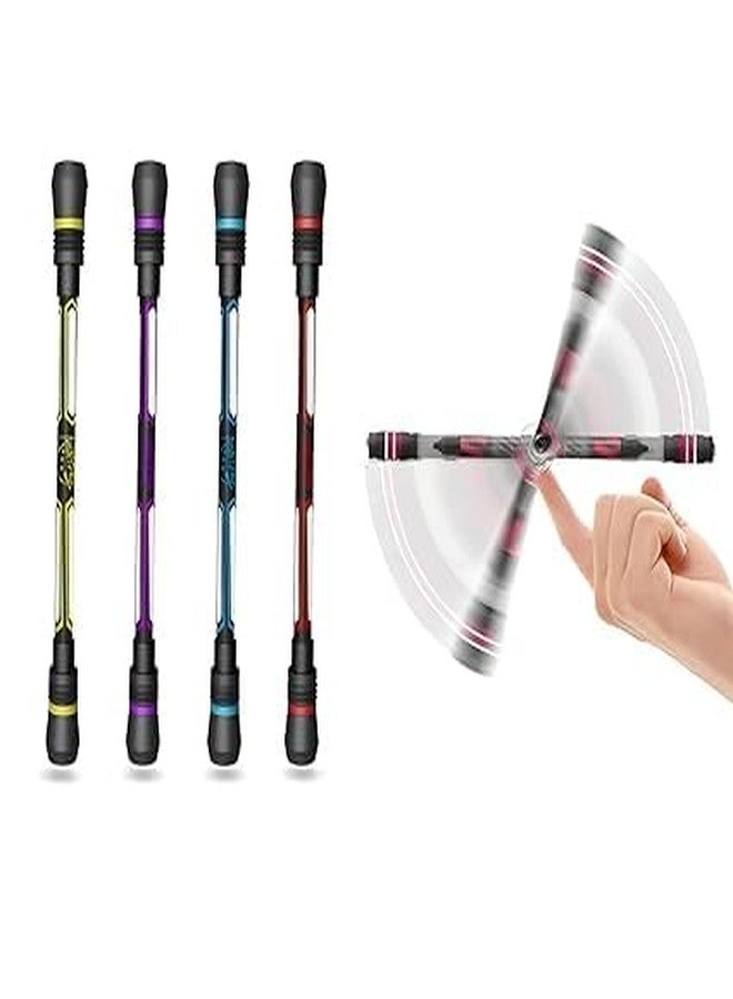 XVIA Spinning Pen Set – 4pcs Rotatable Fidget Pens for Tricks, Stress Relief, Cool Stationery for School, Office, Pen Spinning Mods for Beginners, Smooth Balance and Durable Build - Image 1